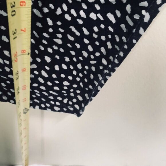 Tory Burch Walker Cargo Animal Print Pony Dots Jeans Pants Logo Stretch Waist 27 - Picture 16 of 16